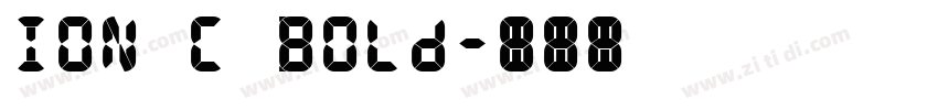 ION C Bold字体转换
